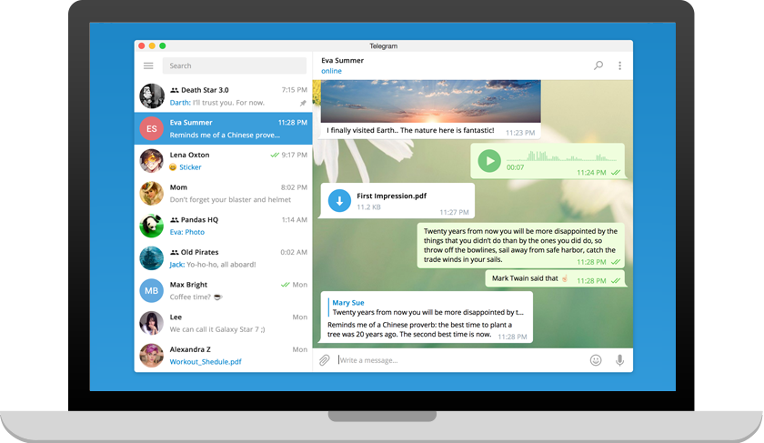 纸飞机电脑版 Windows 客户端界面